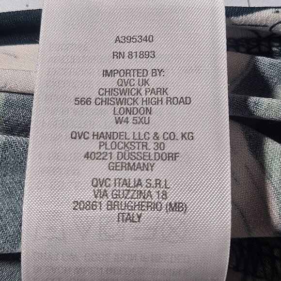 Jason Wu Women Floral LaceTrim Blouse XL Black Green Whimsygoth Boho Chic Light - Picture 9 of 10